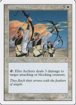 Elite Archers (7ED-015) - 7th Edition、Wizards of the Coast、kayou