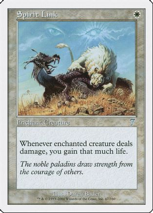Spirit Link (7ED-047) - 7th Edition Foil、Wizards of the Coast、kayou