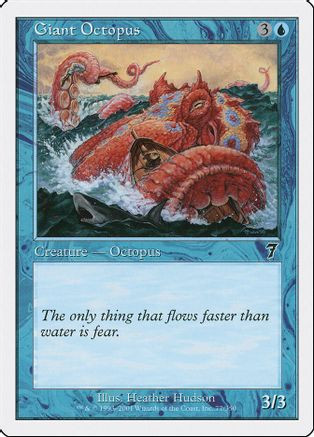 Giant Octopus (7ED-077) - 7th Edition - Game Nerdz