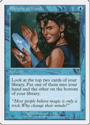 Sleight of Hand (7ED-098) - 7th Edition Foil、Wizards of the Coast、kayou