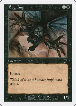Bog Imp (7ED-122) - 7th Edition Foil、Wizards of the Coast、kayou