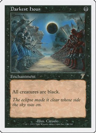 Darkest Hour (7ED-128) - 7th Edition、Wizards of the Coast、kayou