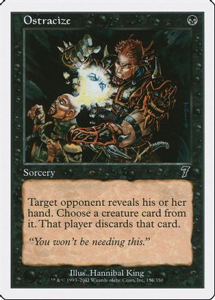 Ostracize (7ED-153) - 7th Edition Foil、Wizards of the Coast、kayou