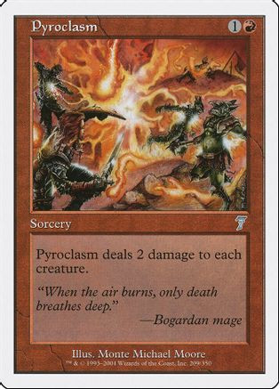 Pyroclasm (7ED-209) - 7th Edition、Wizards of the Coast、kayou