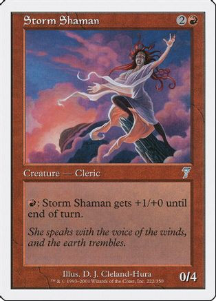 Storm Shaman (7ED-222) - 7th Edition Foil、Wizards of the Coast、kayou