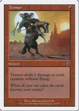 Tremor (7ED-225) - 7th Edition、Wizards of the Coast、kayou
