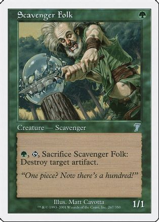 Scavenger Folk (7ED-267) - 7th Edition Foil、Wizards of the Coast、kayou