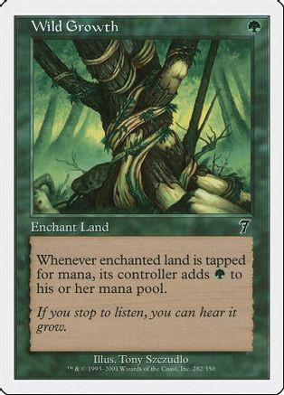 Wild Growth (7ED-282) - 7th Edition、Wizards of the Coast、kayou