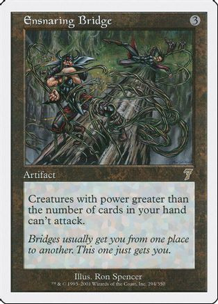 Ensnaring Bridge (7ED-294) - 7th Edition Foil、Wizards of the Coast、kayou
