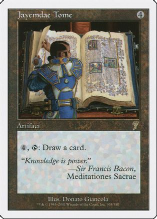 Jayemdae Tome (7ED-305) - 7th Edition、Wizards of the Coast、kayou