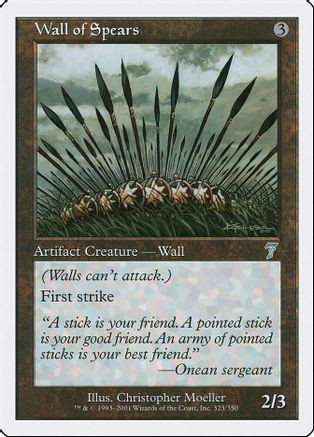 Wall of Spears (7ED-323) - 7th Edition Foil、Wizards of the Coast、kayou