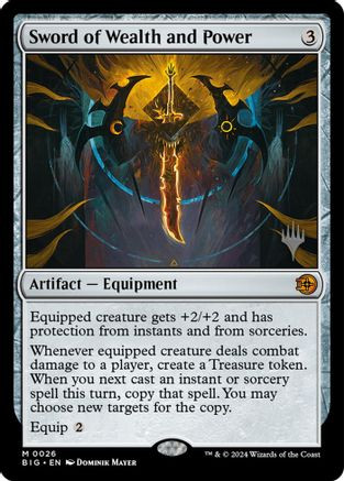Sword of Wealth and Power (PPECL-026) - Promo Pack: Lorwyn Eclipsed、Wizards of the Coast、kayou