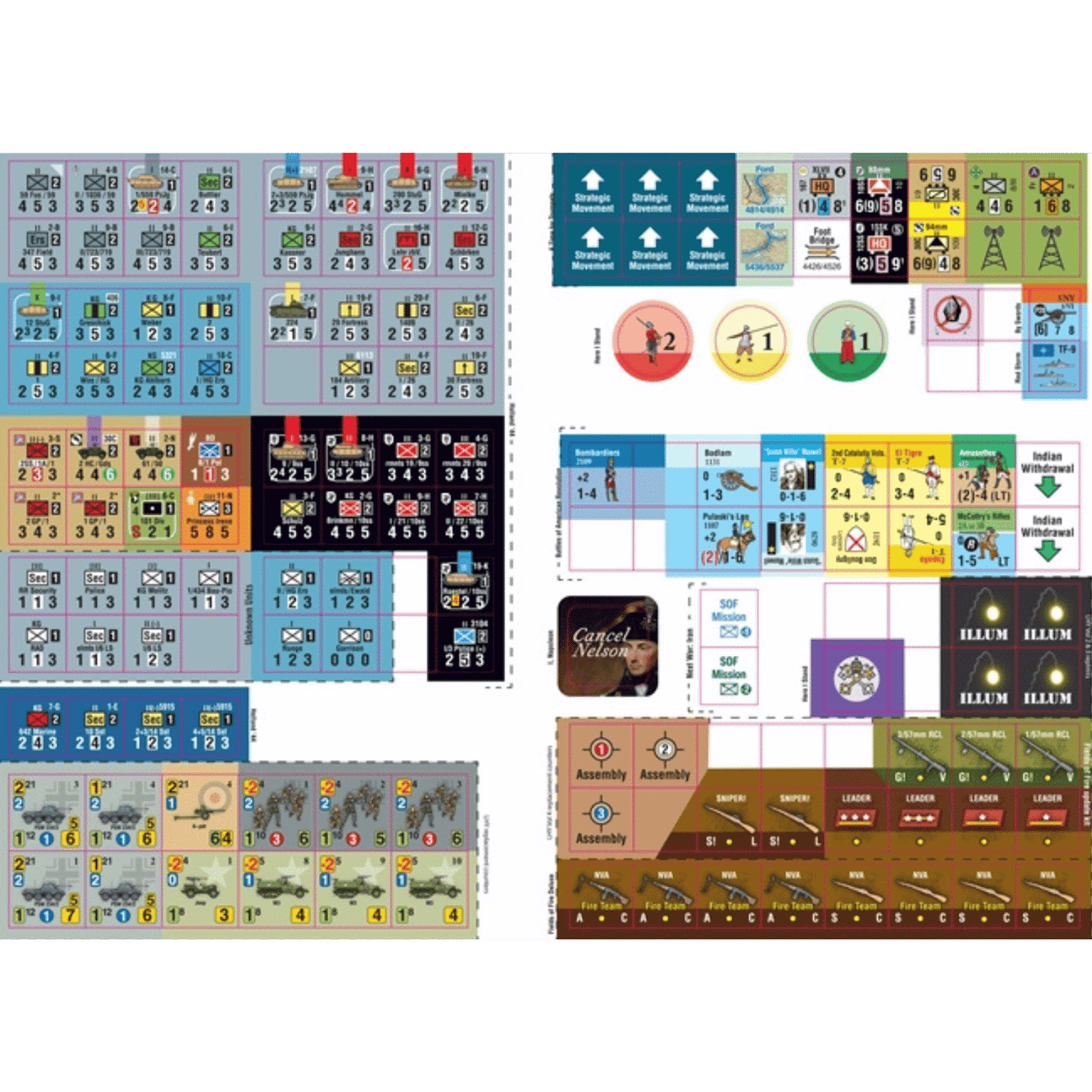 GMT Games: 2025 Replacement Countersheet、GMT Games、kayou