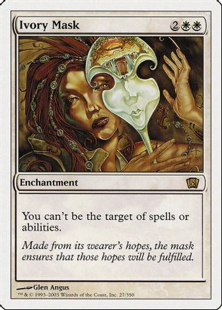 Ivory Mask (8ED-027) - 8th Edition、Wizards of the Coast、kayou