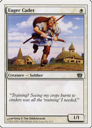 Eager Cadet (8ED-0S1) - 8th Edition、Wizards of the Coast、kayou