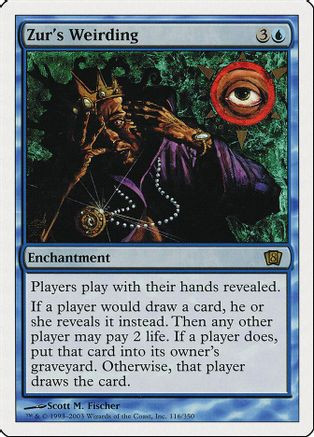 Zur's Weirding (8ED-116) - 8th Edition Foil、Wizards of the Coast、kayou