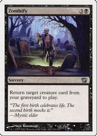 Zombify (8ED-174) - 8th Edition Foil、Wizards of the Coast、kayou