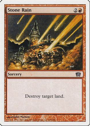 Stone Rain (8ED-225) - 8th Edition Foil、Wizards of the Coast、kayou