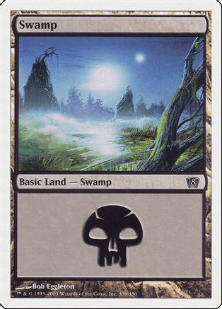 Swamp (339) (8ED-339) - 8th Edition Foil、Wizards of the Coast、kayou
