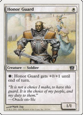 Honor Guard (8ED-025) - 8th Edition Foil、Wizards of the Coast、kayou