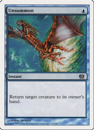 Unsummon (8ED-112) - 8th Edition Foil、Wizards of the Coast、kayou