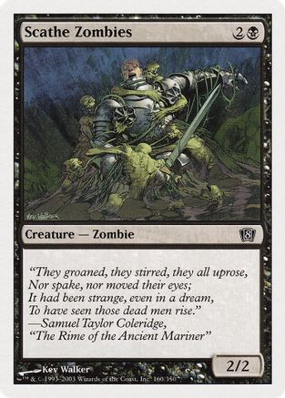 Scathe Zombies (8ED-160) - 8th Edition、Wizards of the Coast、kayou