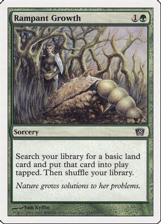 Rampant Growth (8ED-274) - 8th Edition、Wizards of the Coast、kayou