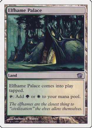 Elfhame Palace (8ED-324) - 8th Edition、Wizards of the Coast、kayou