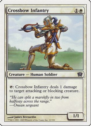 Crossbow Infantry (9ED-012) - 9th Edition Foil、Wizards of the Coast、kayou