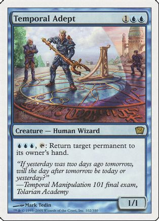 Temporal Adept (9ED-102) - 9th Edition、Wizards of the Coast、kayou