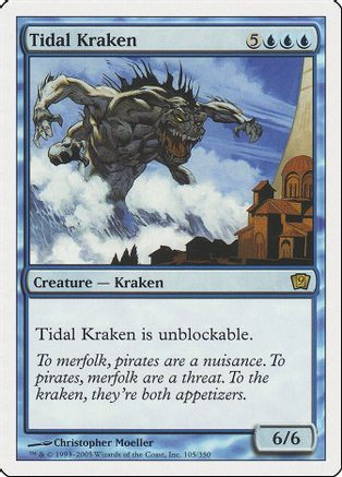 Tidal Kraken (9ED-105) - 9th Edition、Wizards of the Coast、kayou