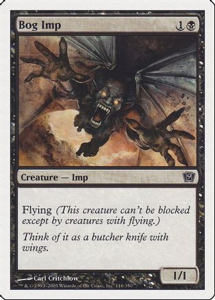 Bog Imp (9ED-116) - 9th Edition Foil、Wizards of the Coast、kayou