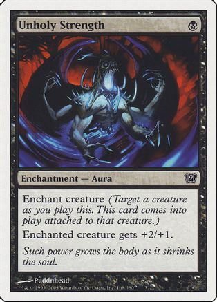 Unholy Strength (9ED-168) - 9th Edition Foil、Wizards of the Coast、kayou