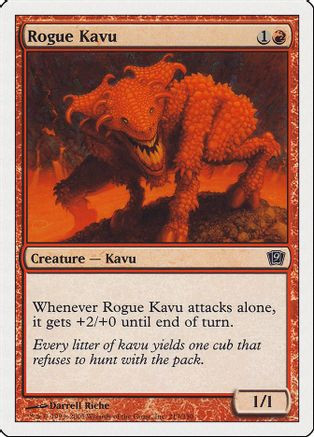 Rogue Kavu (9ED-213) - 9th Edition Foil、Wizards of the Coast、kayou