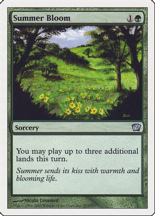 Summer Bloom (9ED-273) - 9th Edition、Wizards of the Coast、kayou