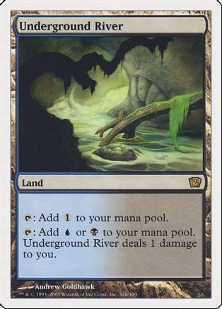 Underground River (9ED-326) - 9th Edition Foil、Wizards of the Coast、kayou