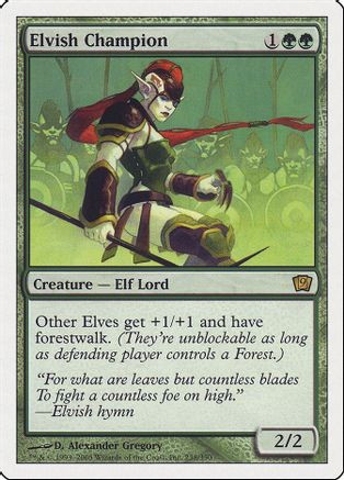 Elvish Champion (9ED-) - 9th Edition Foil、Wizards of the Coast、kayou