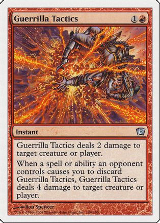 Guerrilla Tactics (9ED-196) - 9th Edition、Wizards of the Coast、kayou