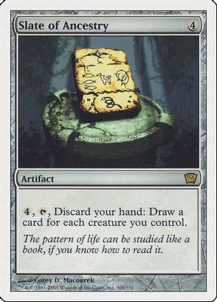 Slate of Ancestry (9ED-) - 9th Edition Foil、Wizards of the Coast、kayou