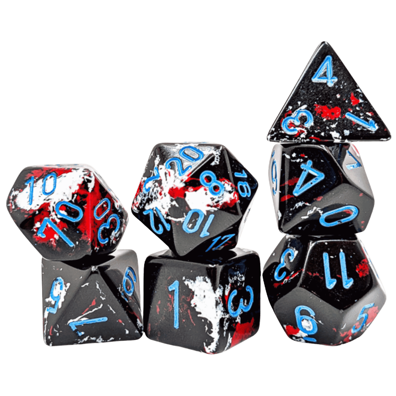 Chessex Borealis Bloc 12 Dés D6 16 Mm – Icicle/bleu Clair, Dés à Jouer Pour Jeux De Rôle, Plateau, Collection