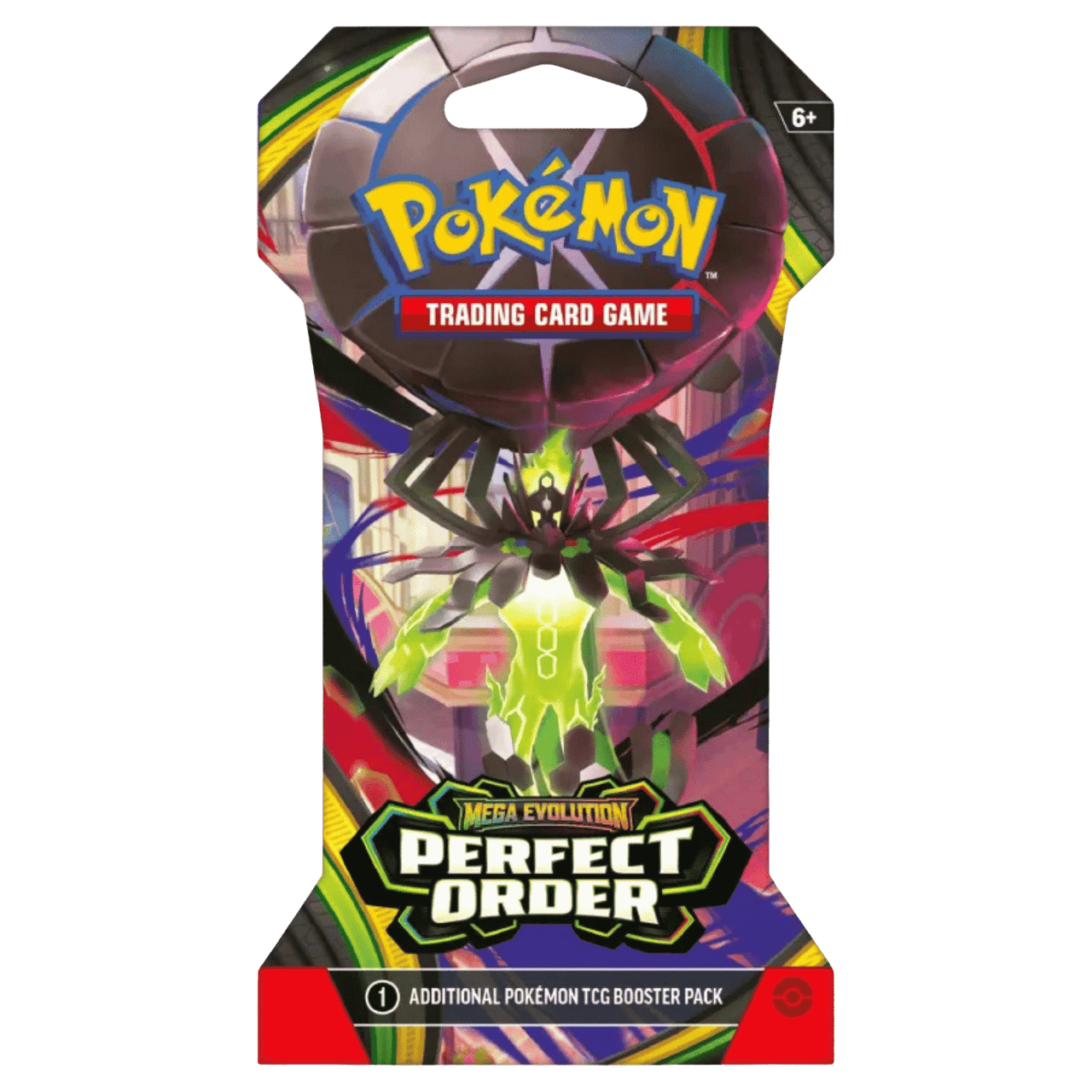 pokemon trading card game: mega evolution sleeved booster pack Pokemon Mega Evolution ME04: Chaos Rising Sleeved Booster Pack (1 Rand – A  & C Games main image 0