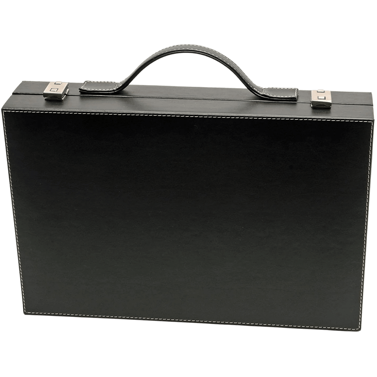 Elegant Black Backgammon Briefcase - Medium - Game Nerdz