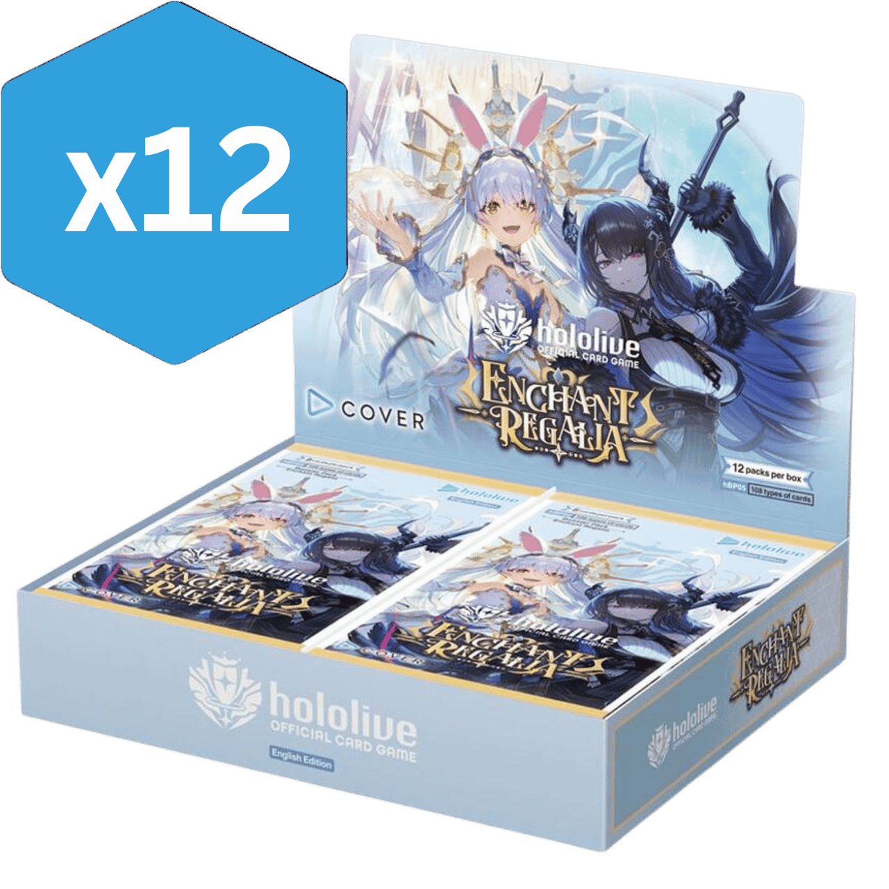 hololive official cardgame BOXセットシュリンク付き Hololive Official Card Game: Enchant Regalia - Booster Box (Sealed