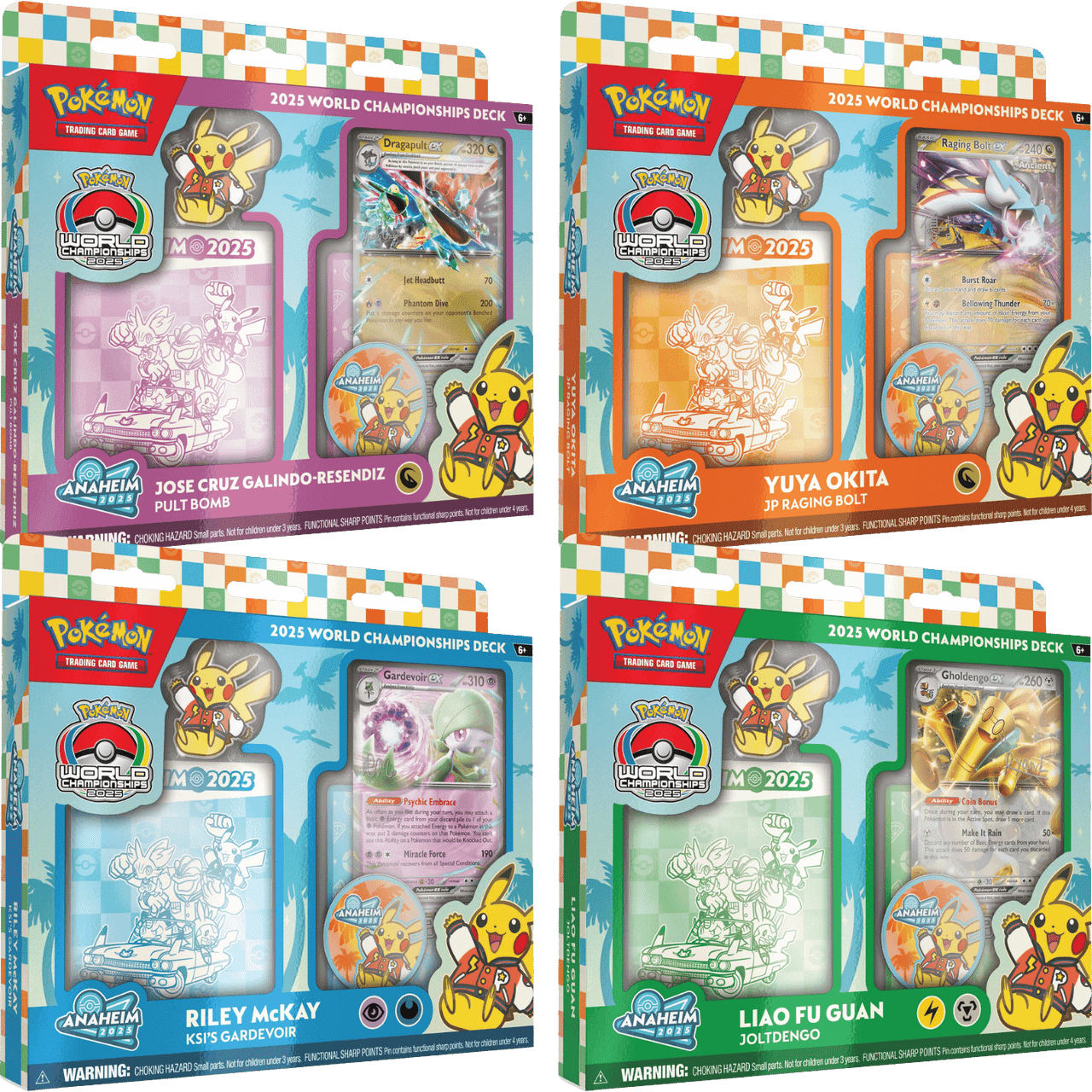 Pokemon: 2025 World Championships Deck (Set of 4) - Game Nerdz