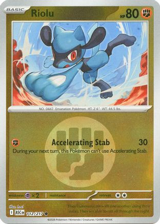 Riolu (Energy Symbol Pattern) 112 - ME Ascended Heroes Reverse Holofoil、The Pokémon Company、kayou