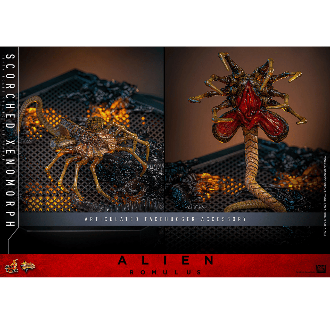 Alien: Romulus: Scorched Xenomorph MMS784 - 1/6th Scale