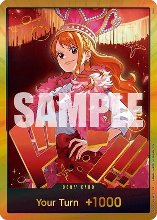 DON!! Card (Nami) (Gold) Extra Booster: One Piece Heroines Edition Foil、Bandai、kayou