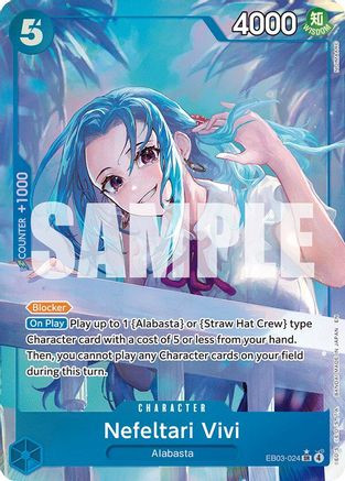 one piece tcg vivi deck Standard Box (This card can attack on the turn in which it is played Nefeltari Vivi (118) - Kingdoms