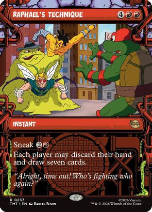 Raphael's Technique (Showcase) (TMT-237) - Teenage Mutant Ninja Turtles、Wizards of the Coast、kayou