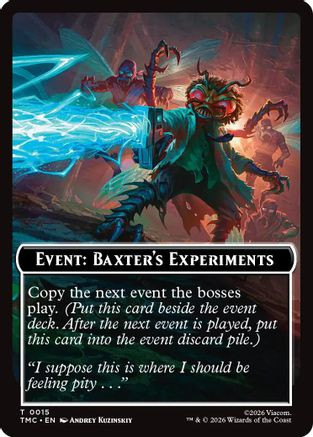 Event: Baxter's Experiments (TMC-015) - Commander: Teenage Mutant Ninja Turtles、Wizards of the Coast、kayou